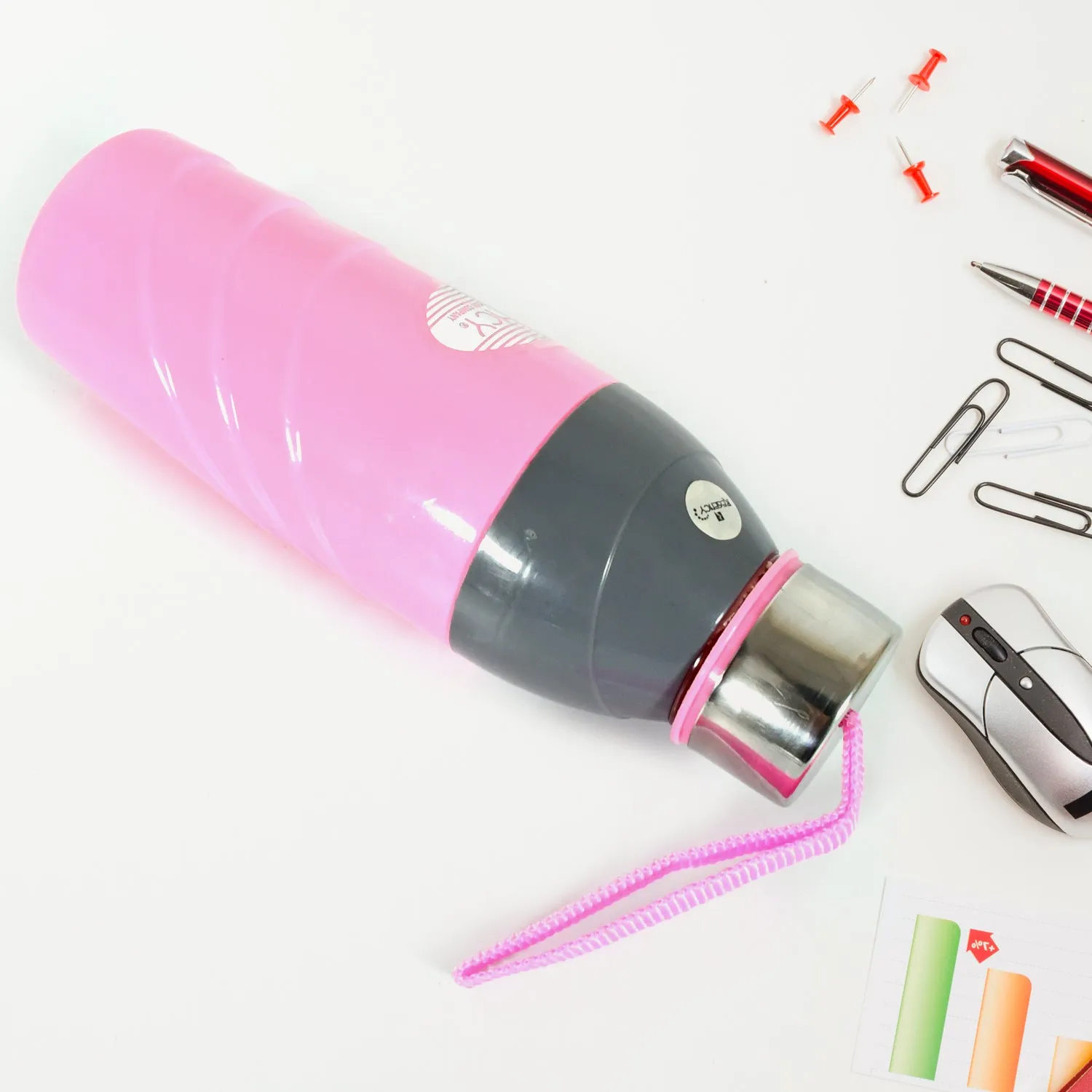 Insulated BPA-Free Plastic Sports Water Bottle - Multi Color