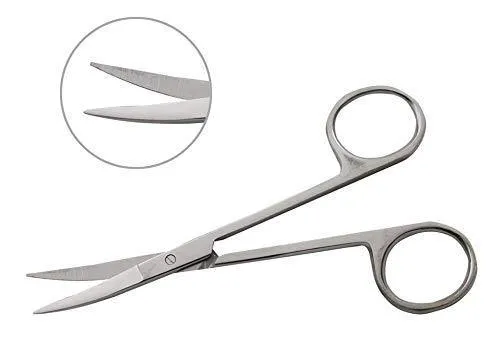 Iris Scissors - Curved 4.5” - SurgiMac's Scissors