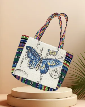 JCBA33008 Vintage Embroidered Fabric Bag - Ethnic Style