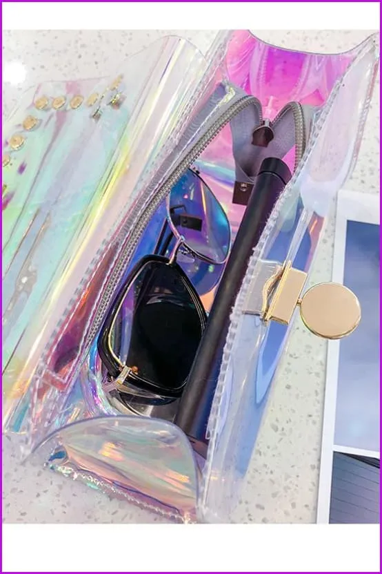Jelly Holo Shoulder Bag Purse