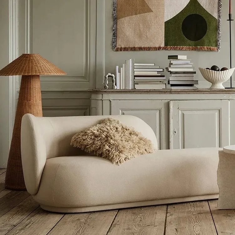 Jerard Scratch Resistant Curve Sofa