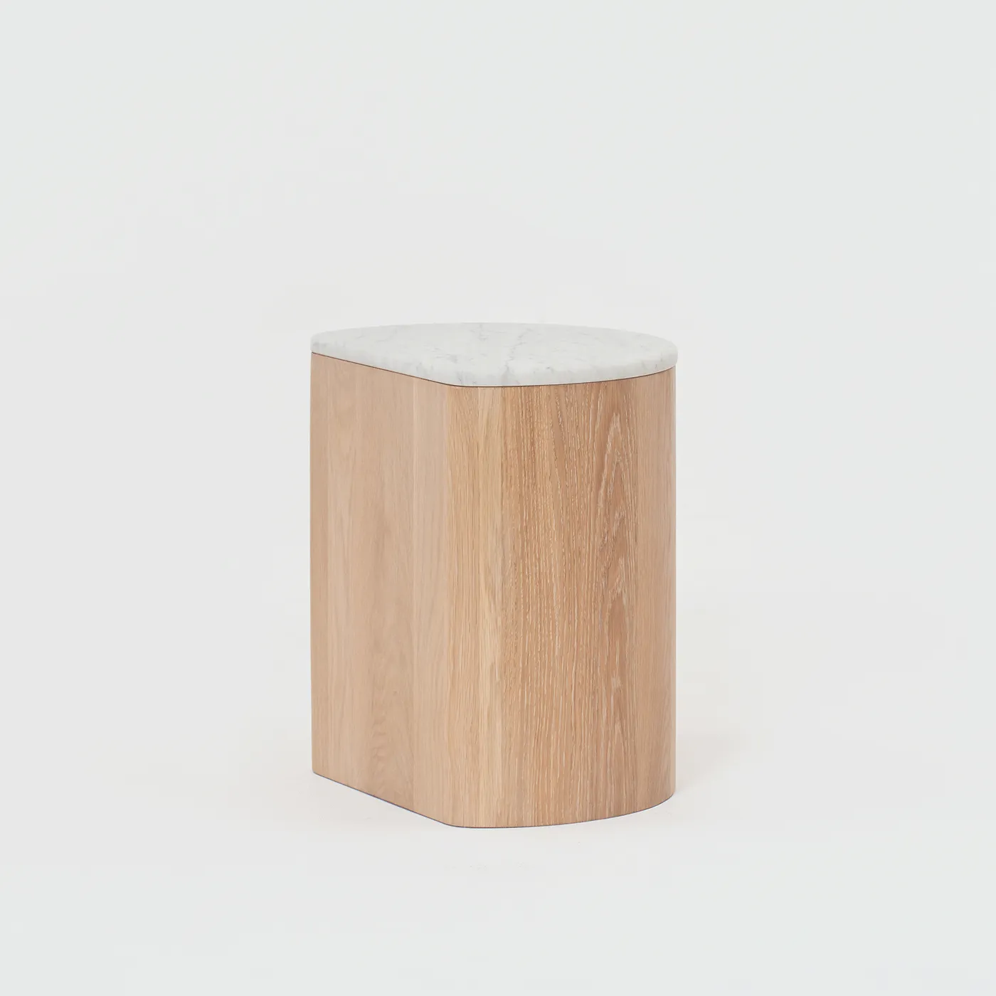 JUNO Carrara Marble Side Table