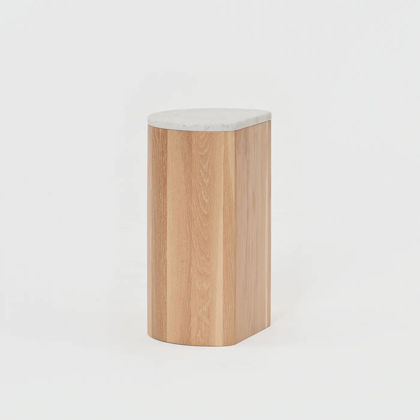 JUNO Carrara Marble Side Table
