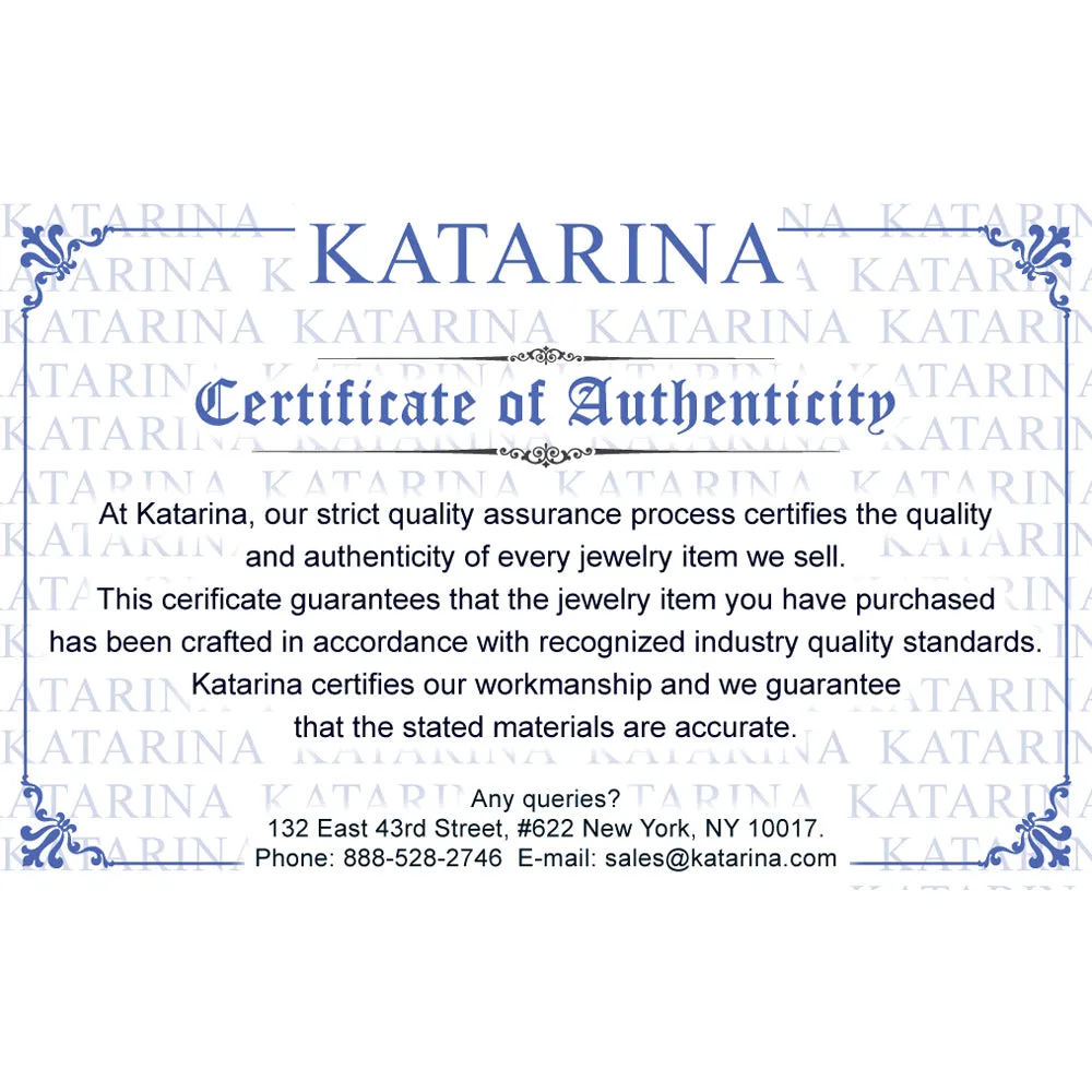 KATARINA Diamond Heart Earrings (1/10 cttw)