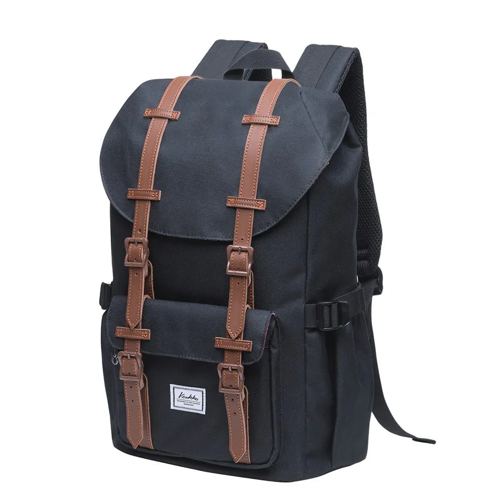 KAUKKO Backpack for city trips, EP5-7 ( Black / 16.1L )