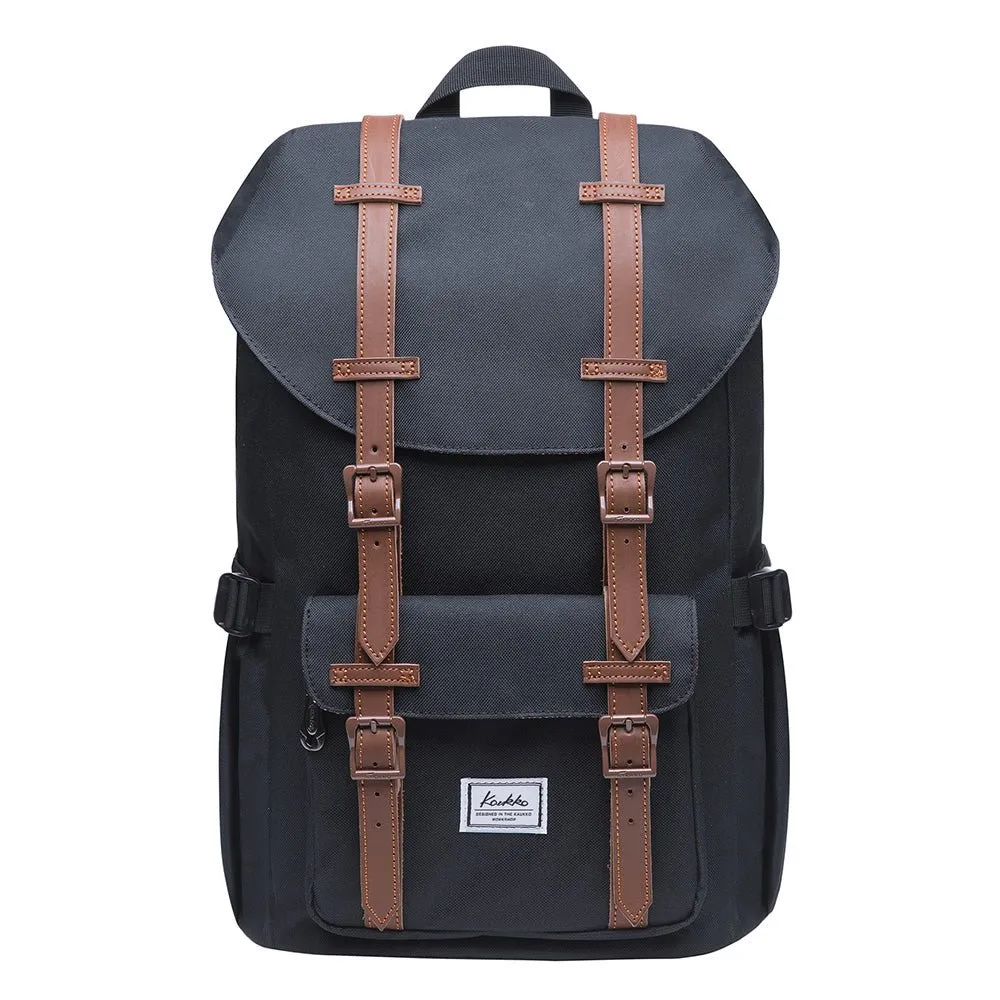 KAUKKO Backpack for city trips, EP5-7 ( Black / 16.1L )