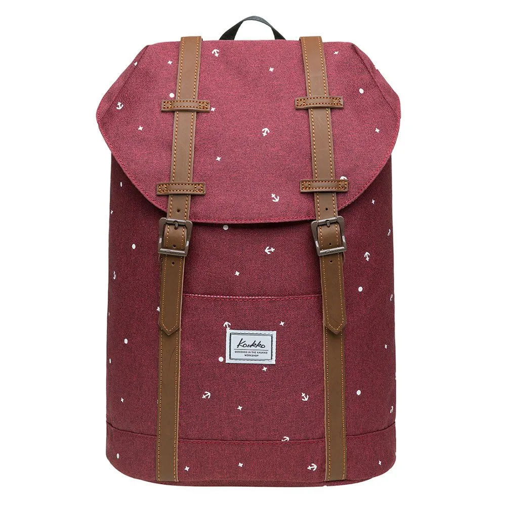 KAUKKO Backpack for city trips, EP6-5 ( Red / 17.8L )