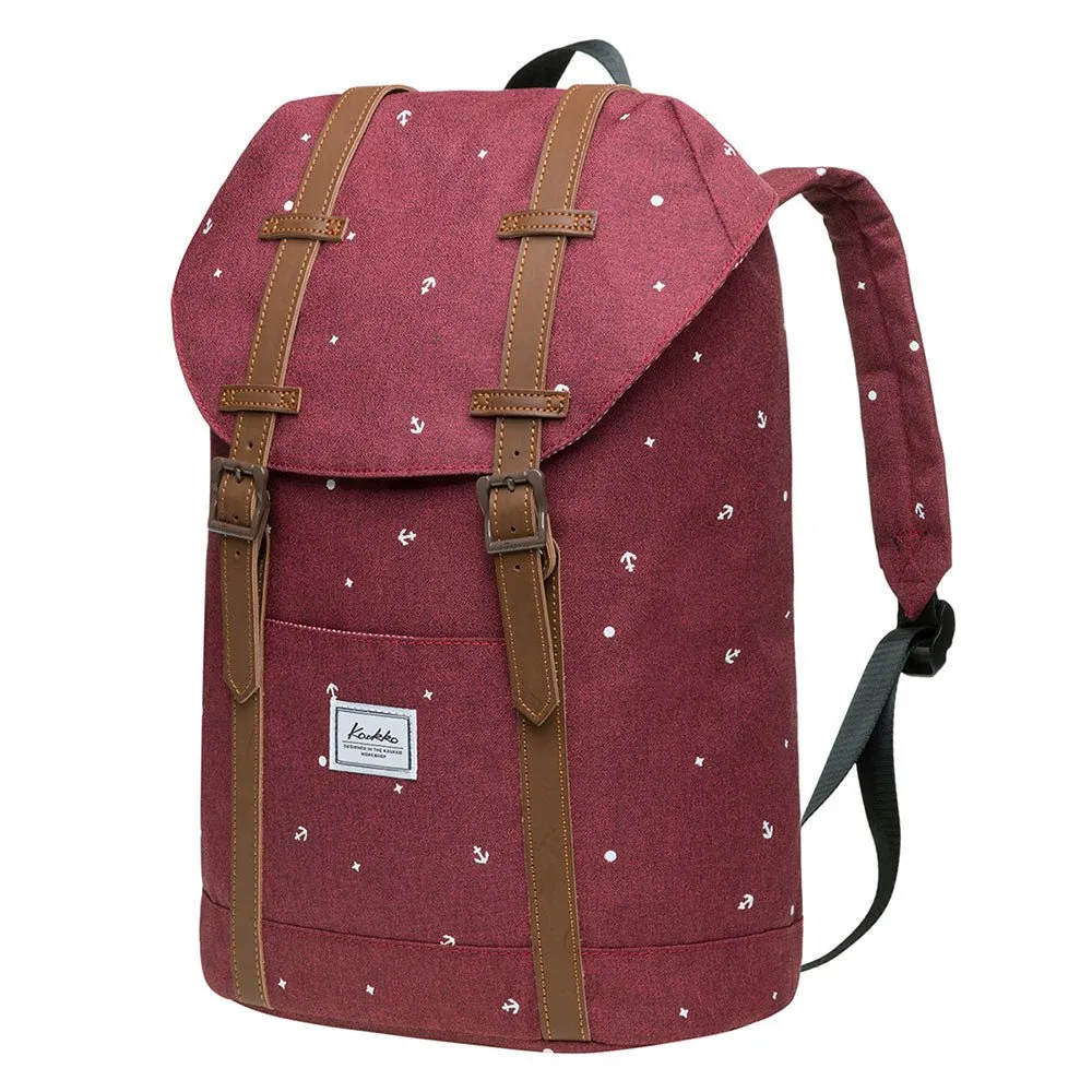 KAUKKO Backpack for city trips, EP6-5 ( Red / 17.8L )