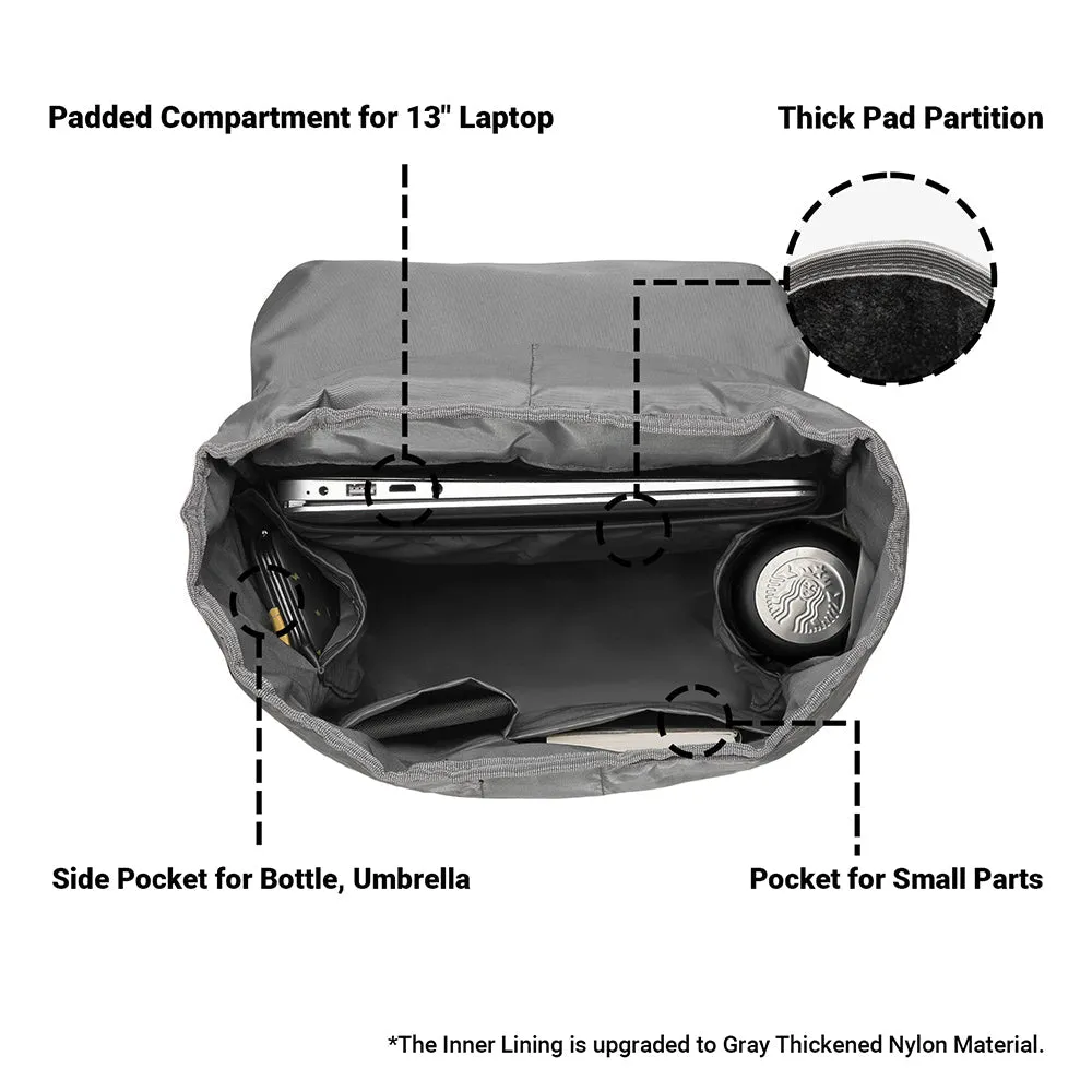 KAUKKO Backpack for city trips, EP6-5 ( Red / 17.8L )