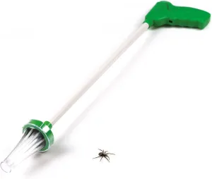 KEPLIN Foldable Spider Catcher - Long-Handled Bug Trap for Safe and Humane Removal of Spiders, Daddy Longlegs, Wasps, Bees, and Moths - Extra Long Handle for Easy Reach