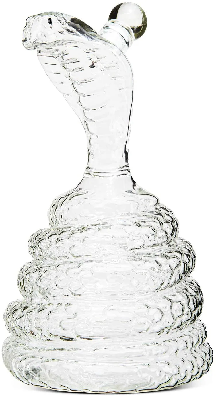 King Cobra Snake Whiskey Decanter by The Wine Savant