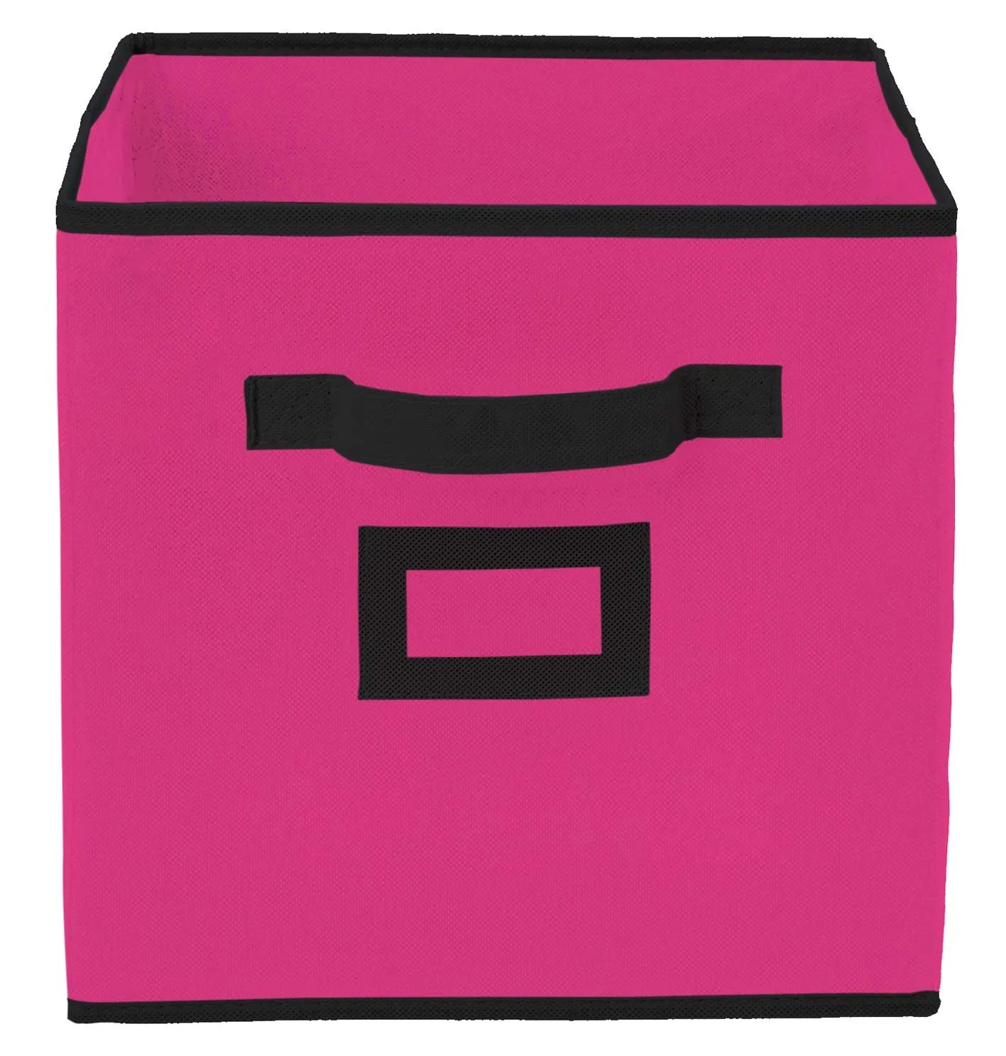Kuber Industries Non Woven 4 Pieces Small & Large Foldable Storage Organiser Cubes/Boxes (Black & Coffee & Pink & Purple) - CTGTC35353