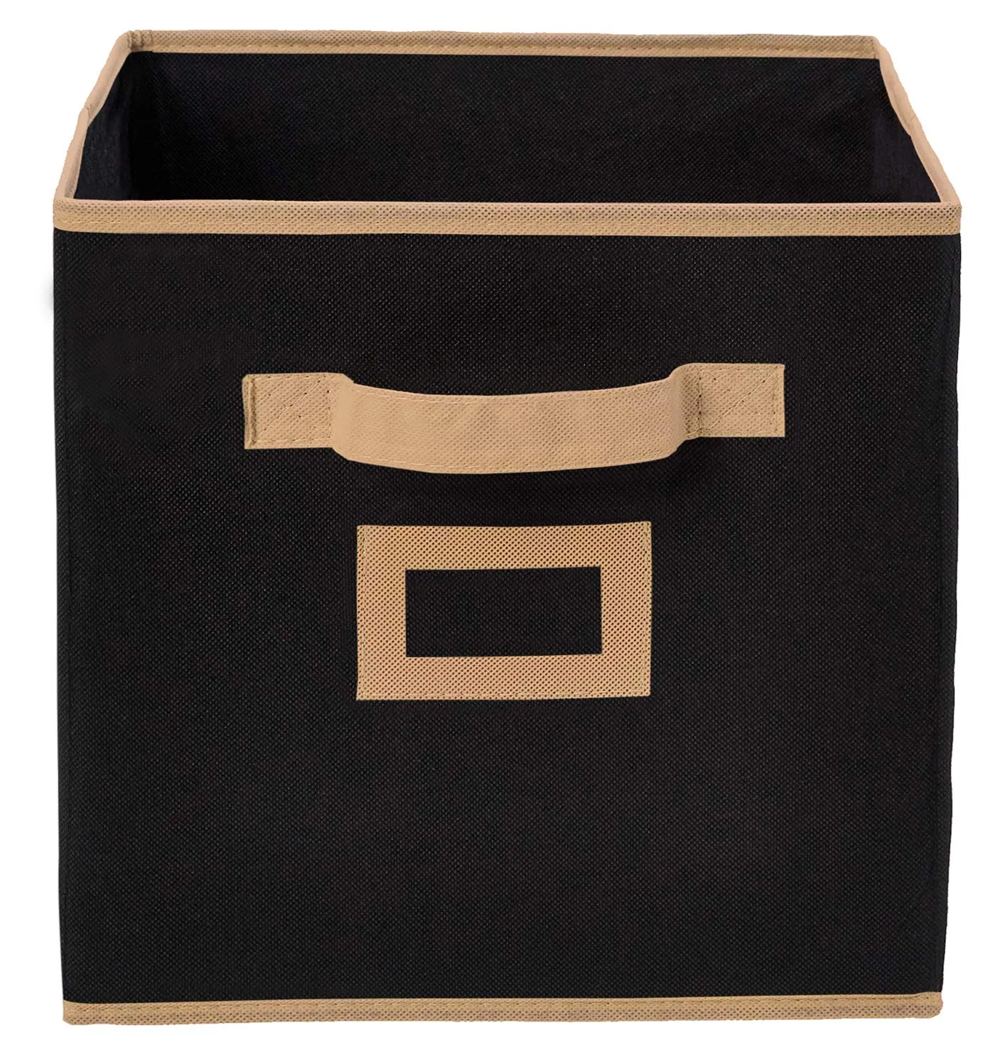 Kuber Industries Non Woven 4 Pieces Small & Large Foldable Storage Organiser Cubes/Boxes (Black & Coffee & Pink & Purple) - CTGTC35353