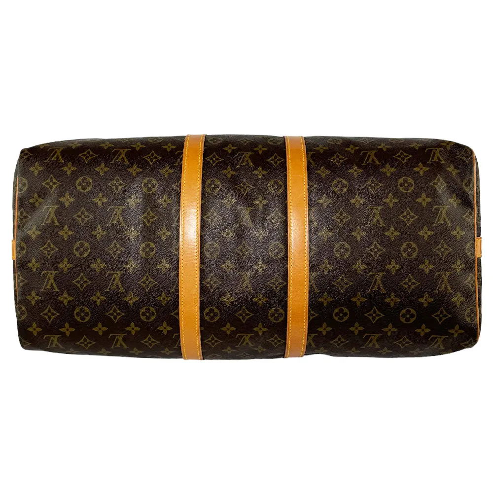 LOUIS VUITTON Keepall Bandouliere 55 Monogram With Strap LHQ303