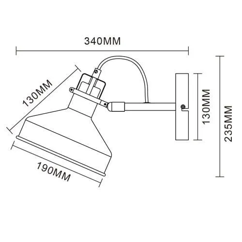 Luca Metal Wall Light