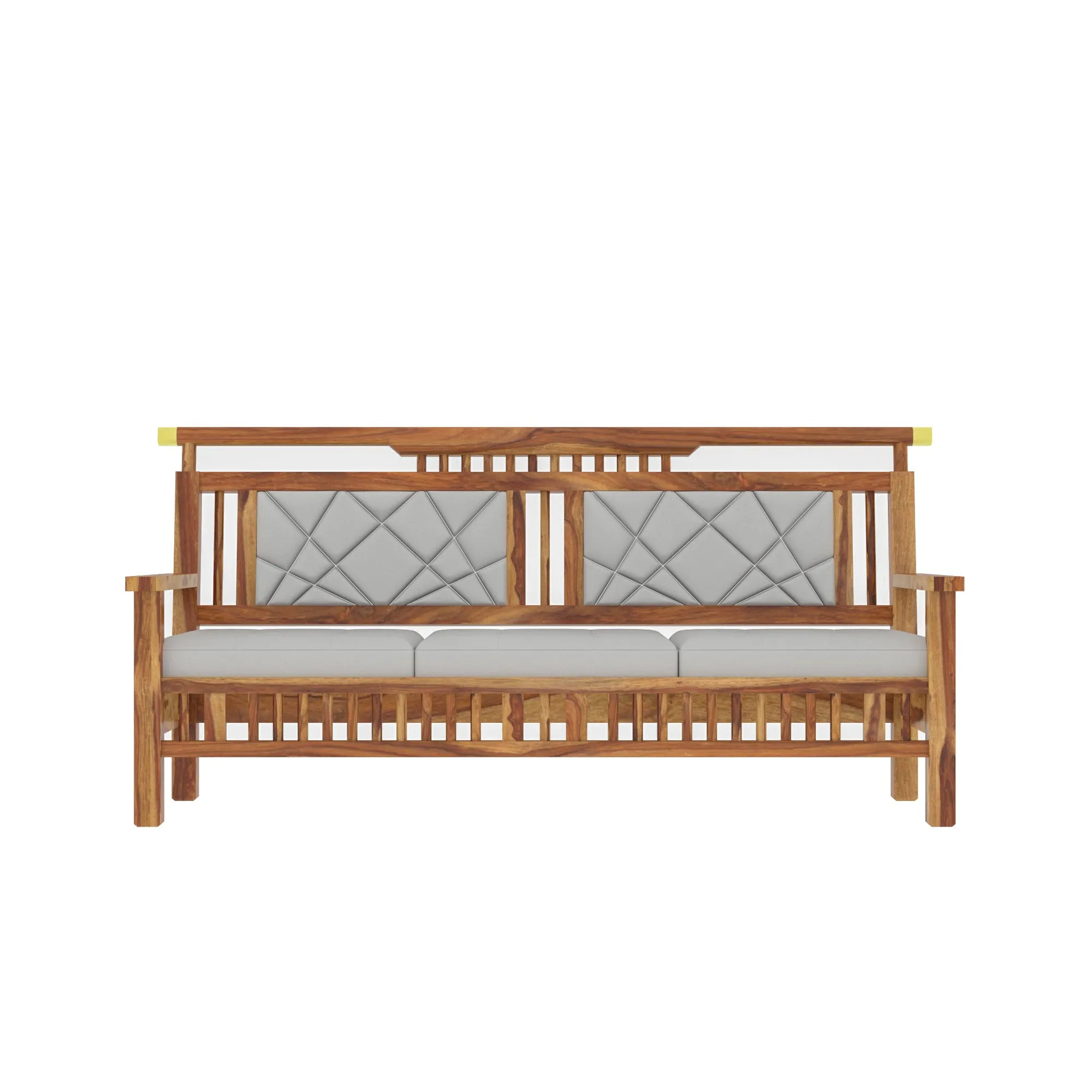 Luxerious Natural Finished Wooden Handmade Sofa Set