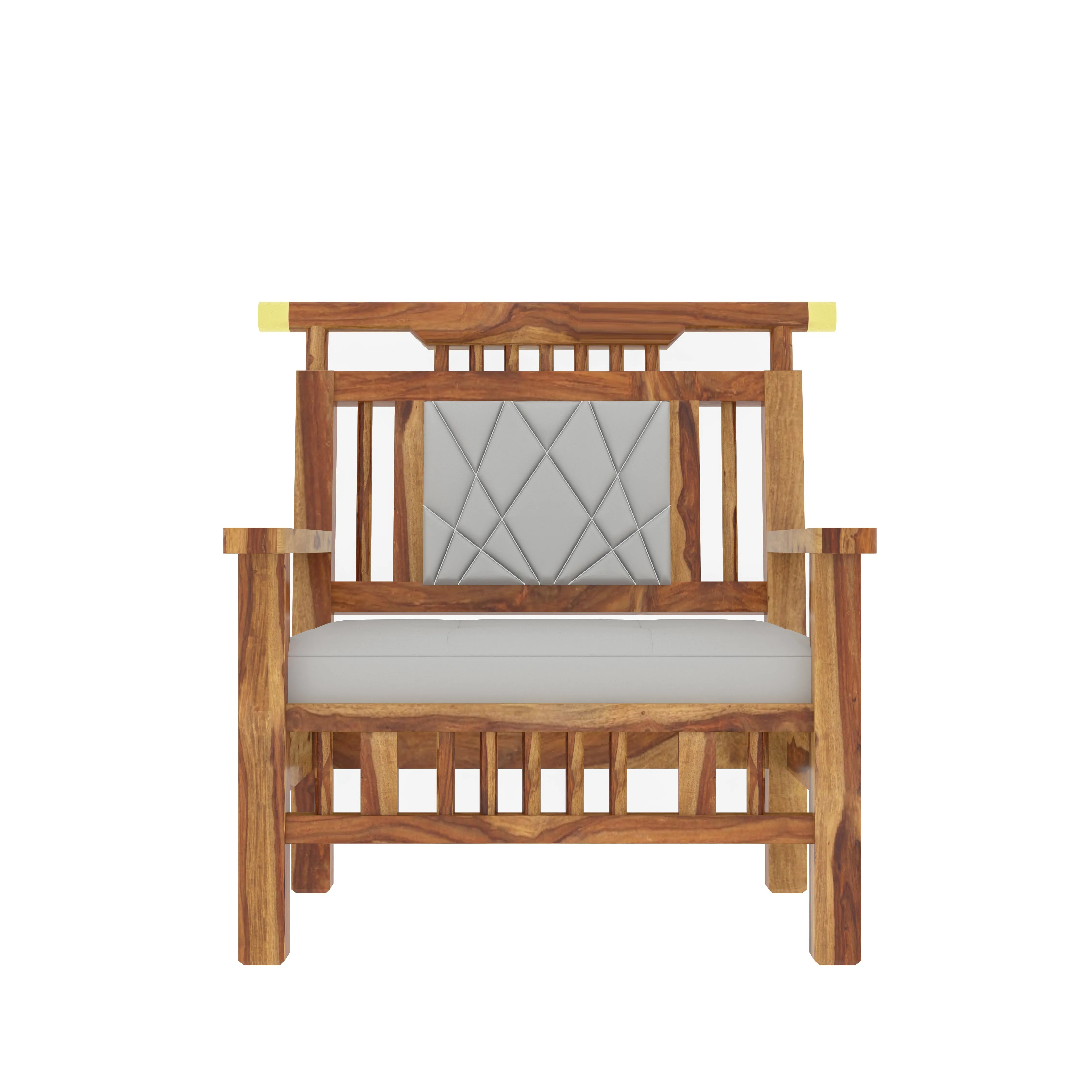 Luxerious Natural Finished Wooden Handmade Sofa Set