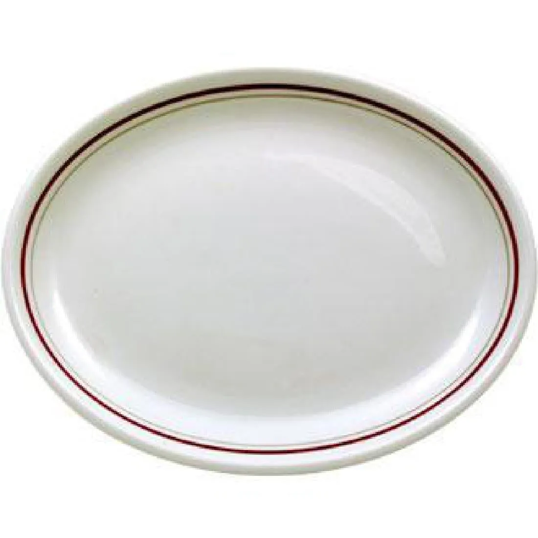 M062 Churchill Nova Clyde Oval Plates 254mm (Pack of 12)