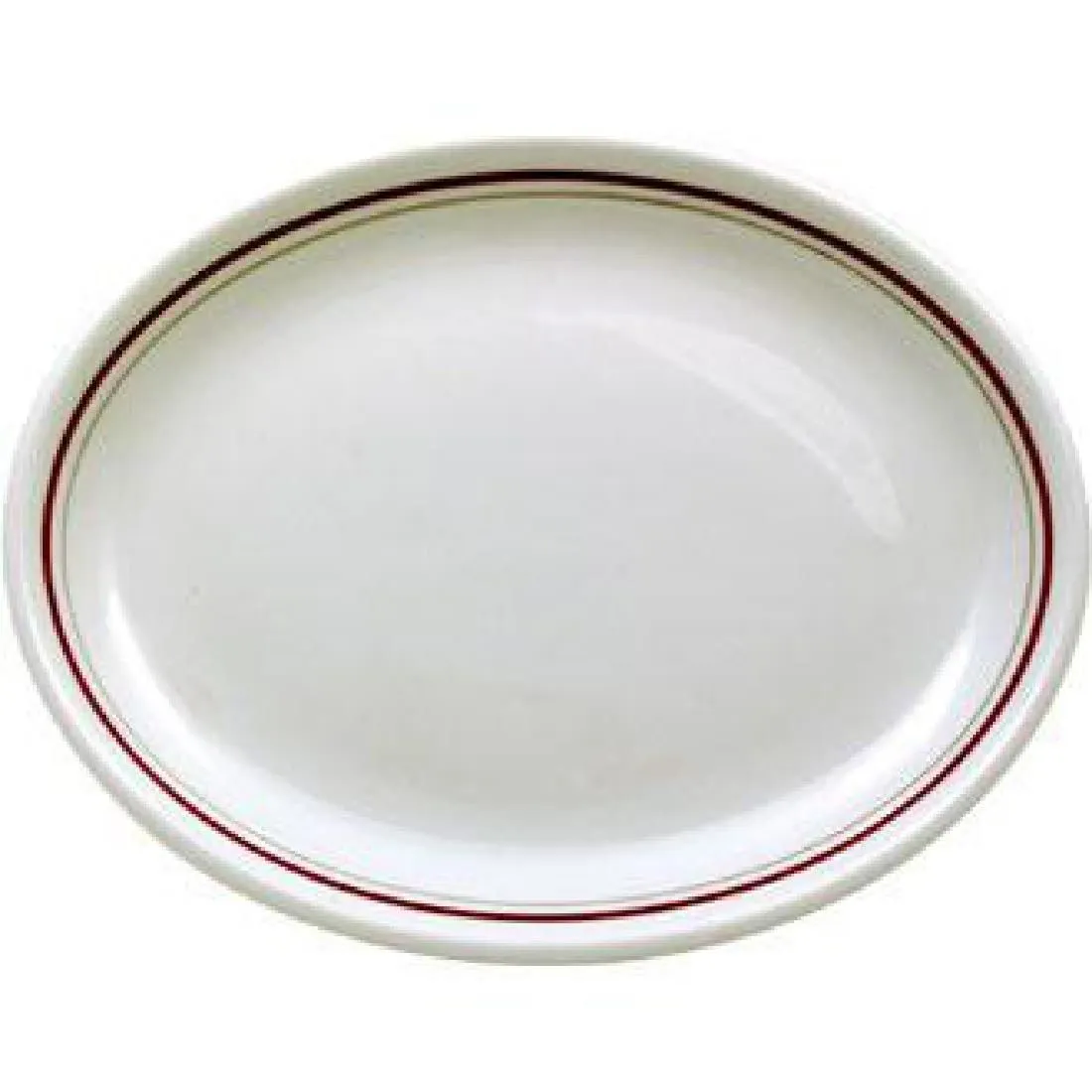 M062 Churchill Nova Clyde Oval Plates 254mm (Pack of 12)