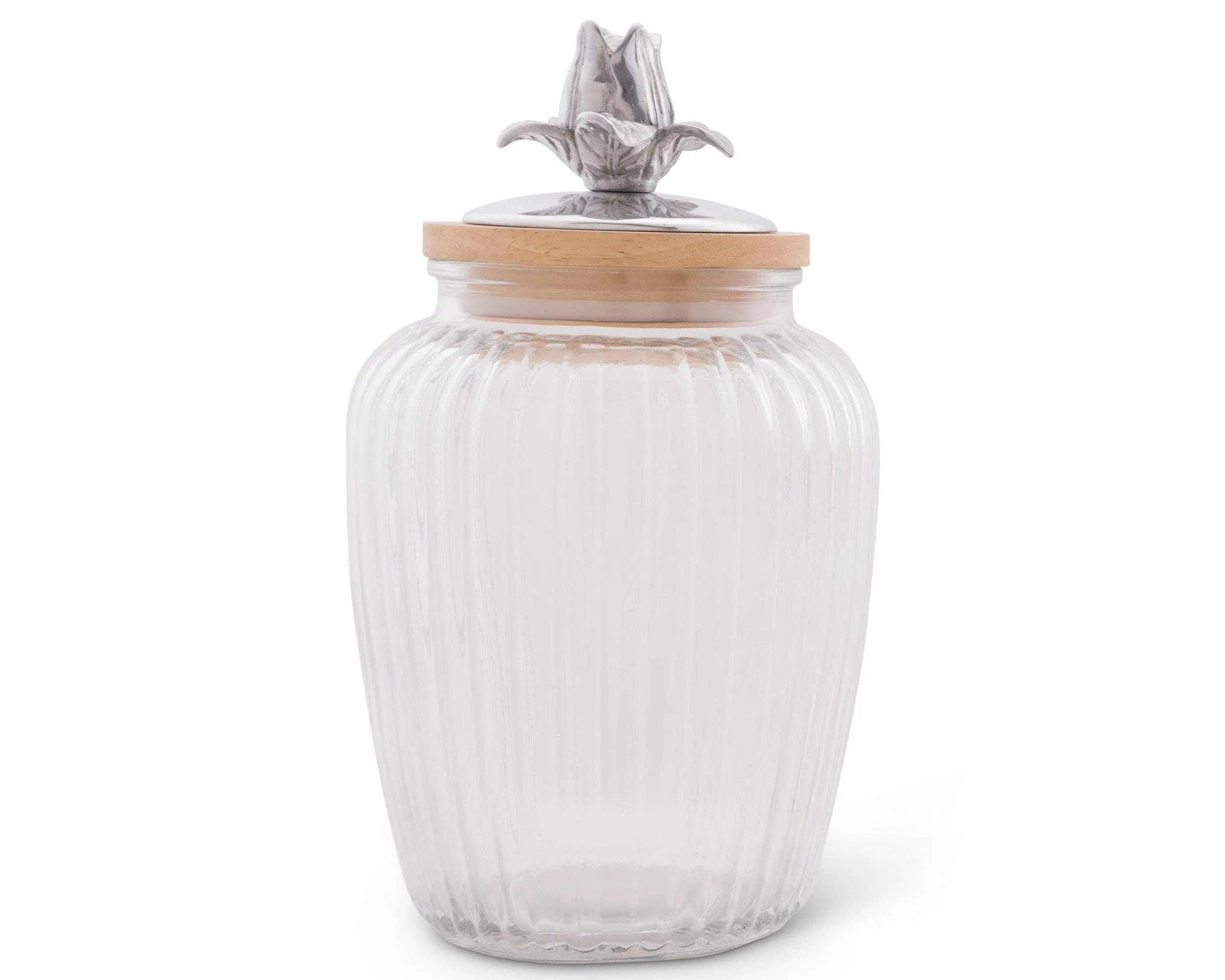 Magnolia Glass Canister by Arthur Court Designs