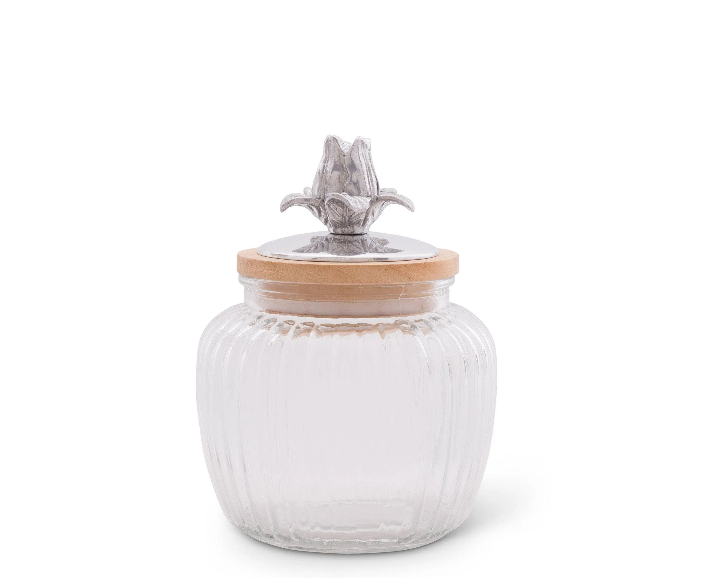 Magnolia Glass Canister by Arthur Court Designs