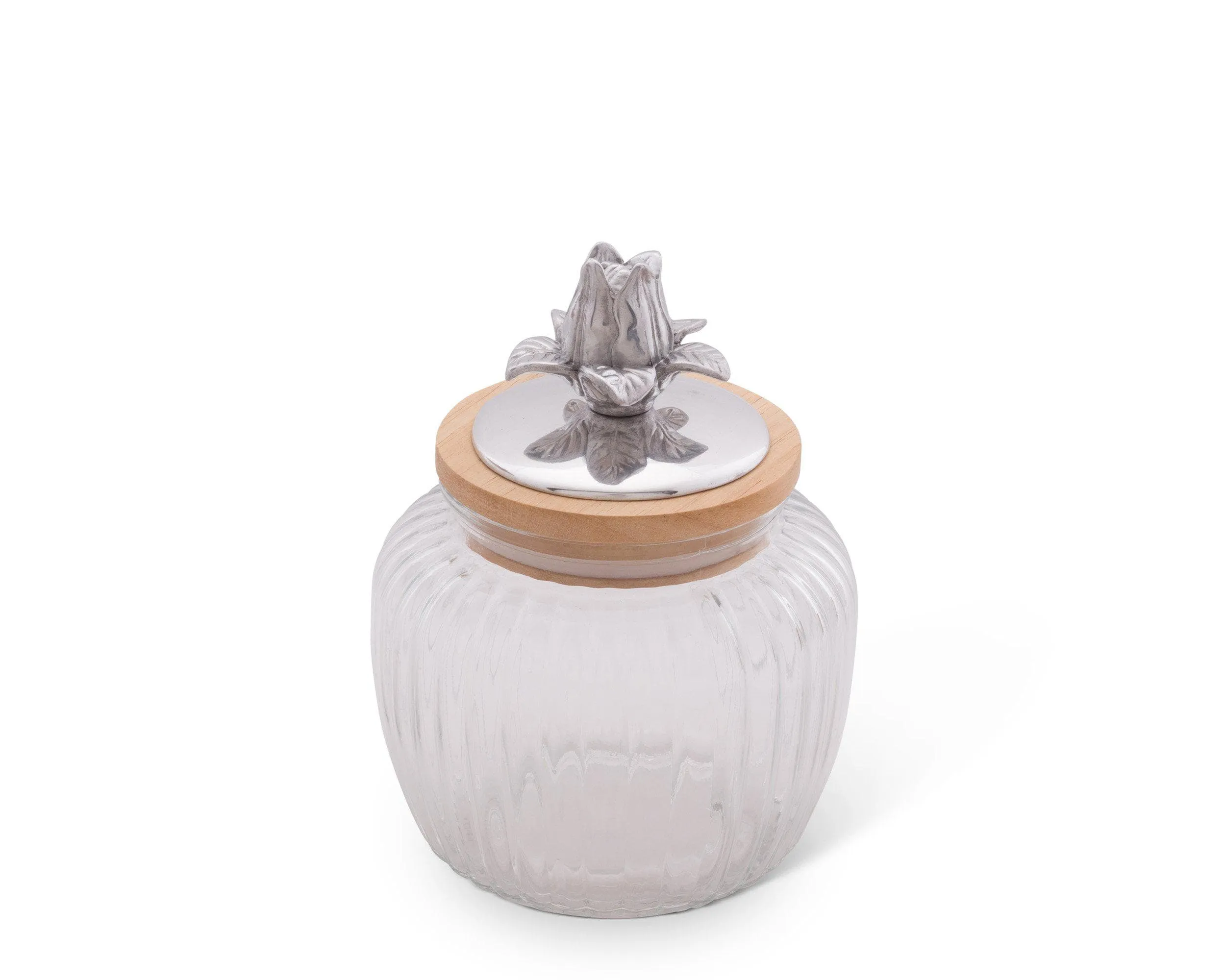 Magnolia Glass Canister by Arthur Court Designs