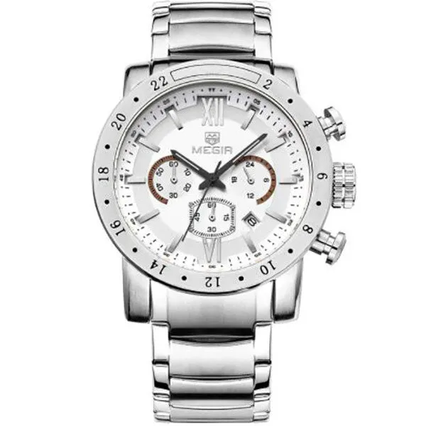 MEGIR Mens Military watch with Luminous Background