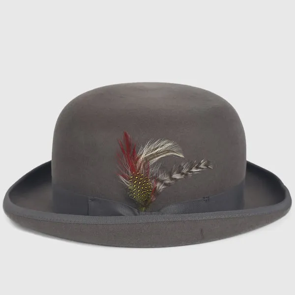 Men Wool Felt Bowler Hat B5060