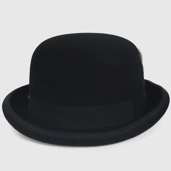 Men Wool Felt Bowler Hat B5060