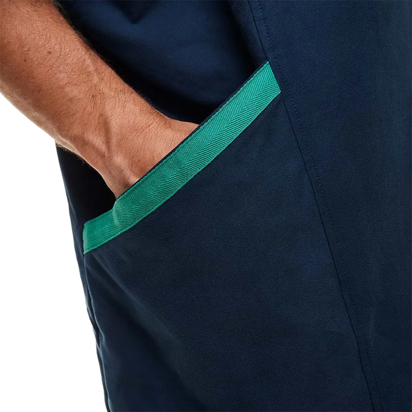 Men's Quick Dry Microfibre Changing Robe - Navy