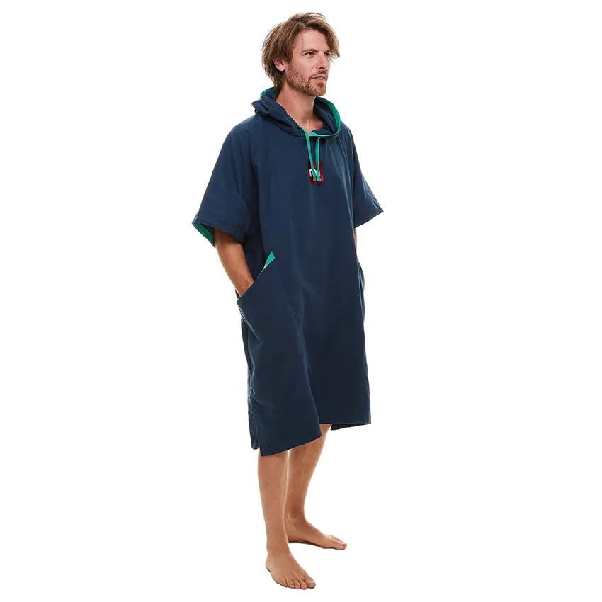 Men's Quick Dry Microfibre Changing Robe - Navy