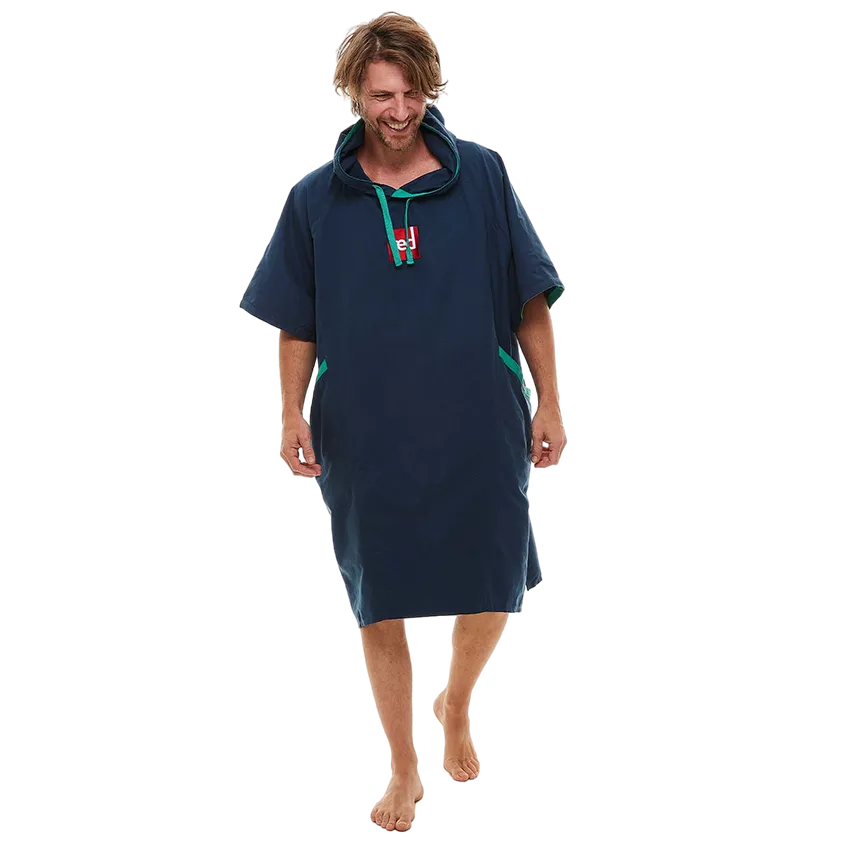 Men's Quick Dry Microfibre Changing Robe - Navy