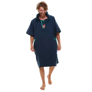 Men's Quick Dry Microfibre Changing Robe - Navy