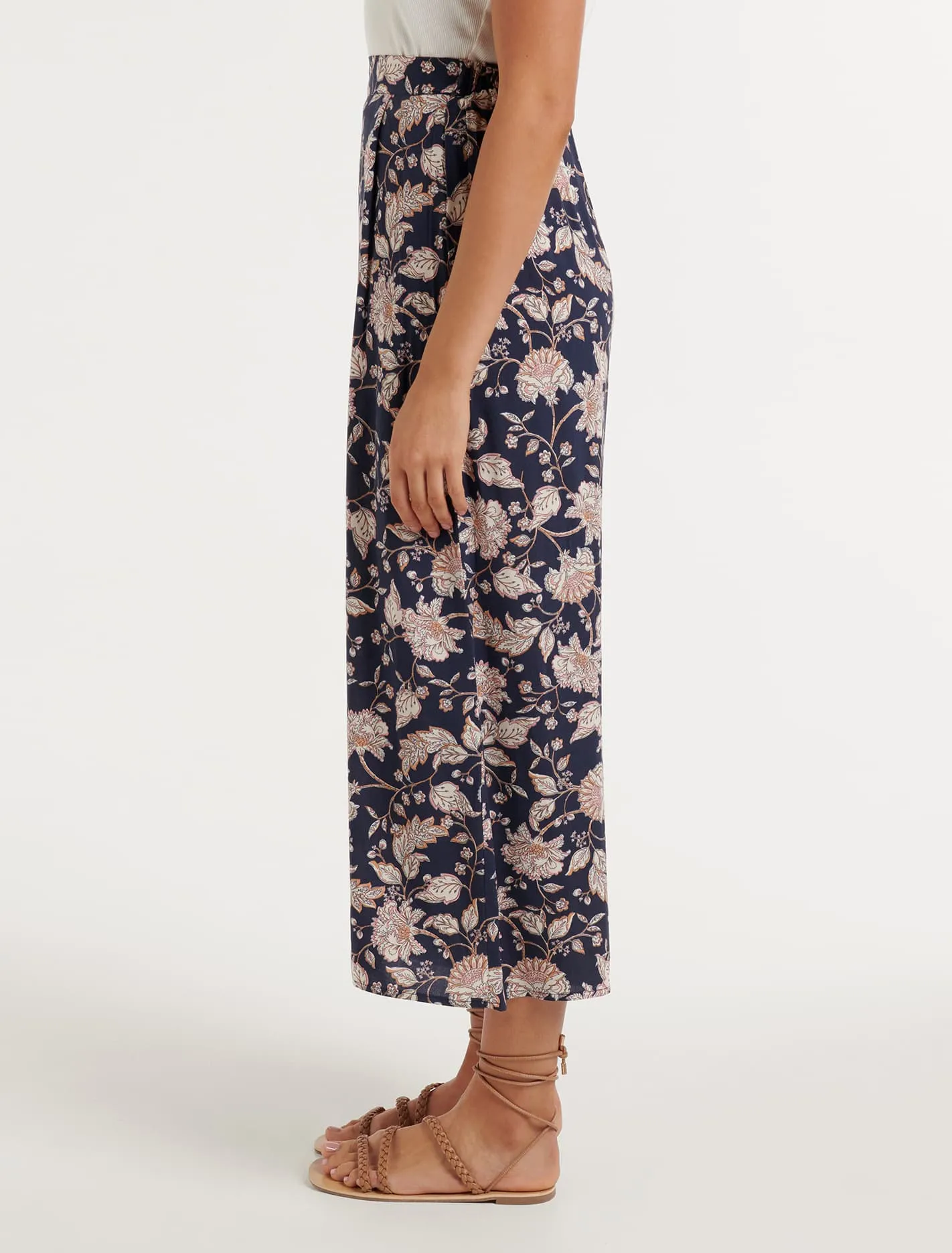 Mila Printed Elasticated Waist Pants