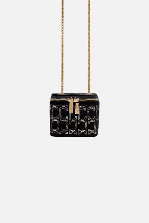 MINI BOX BAG SOLID BLACK