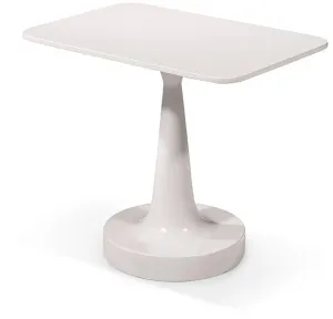 Modrest Pisa - Modern White End Table