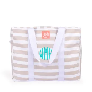 Monogrammed Las Bayadas Travel Tote - El Gilberto