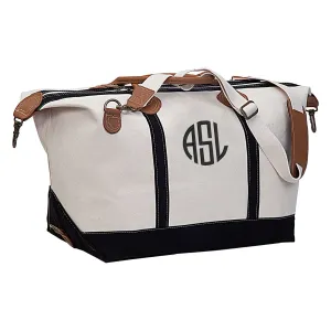 Monogrammed Weekender Travel Bag