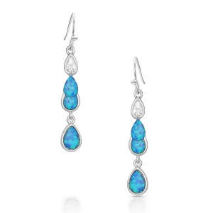 Montana Silversmiths River of Lights Falling into Water Earrings ER3629