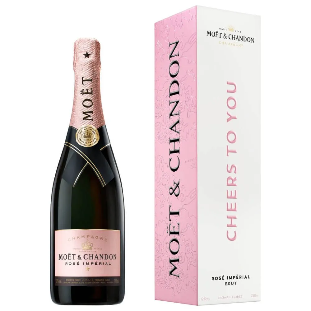 Moët Impérial Rosé "Cheers To You" Cardboard Box
