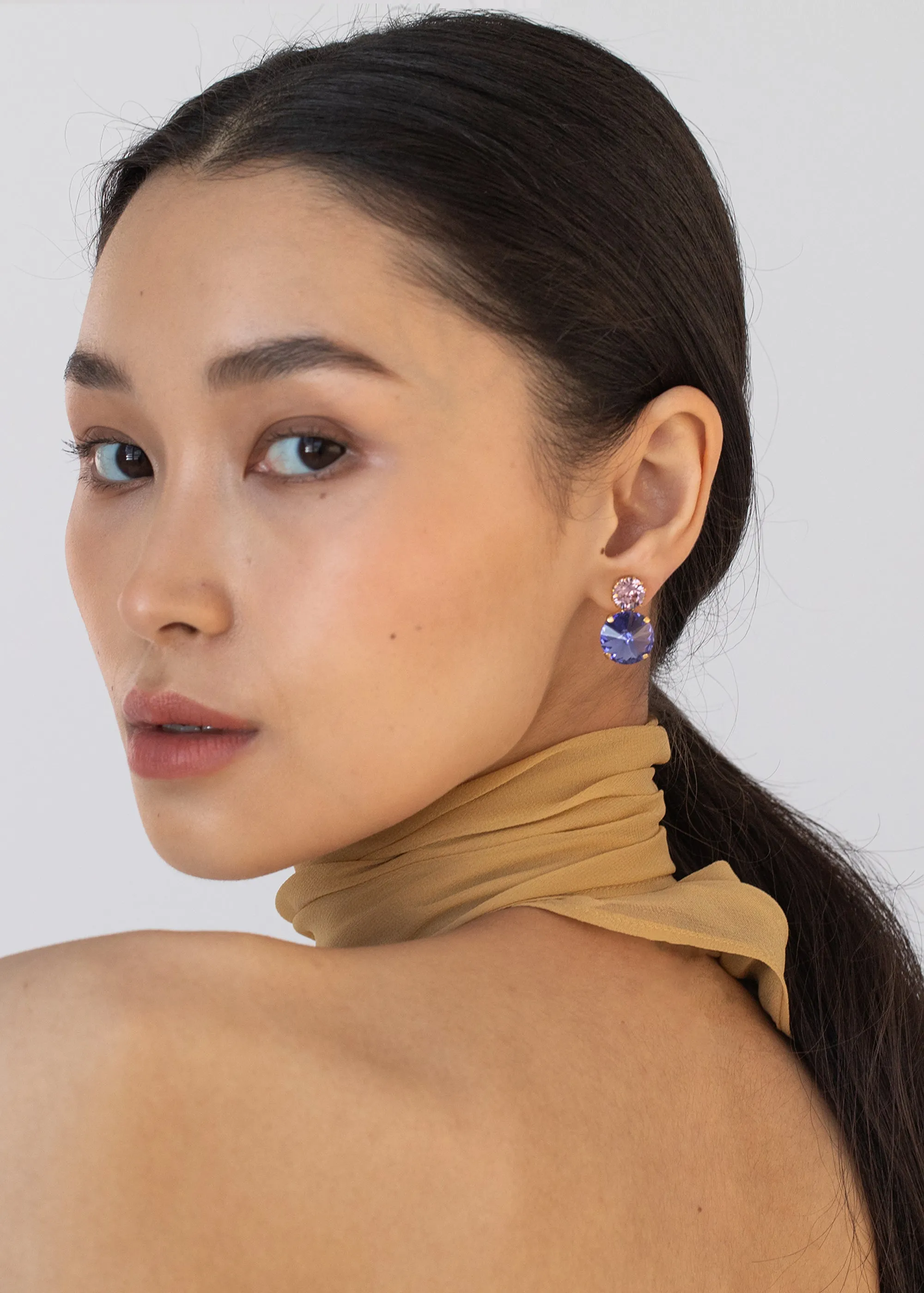Myrla Earrings -- Tanzanite