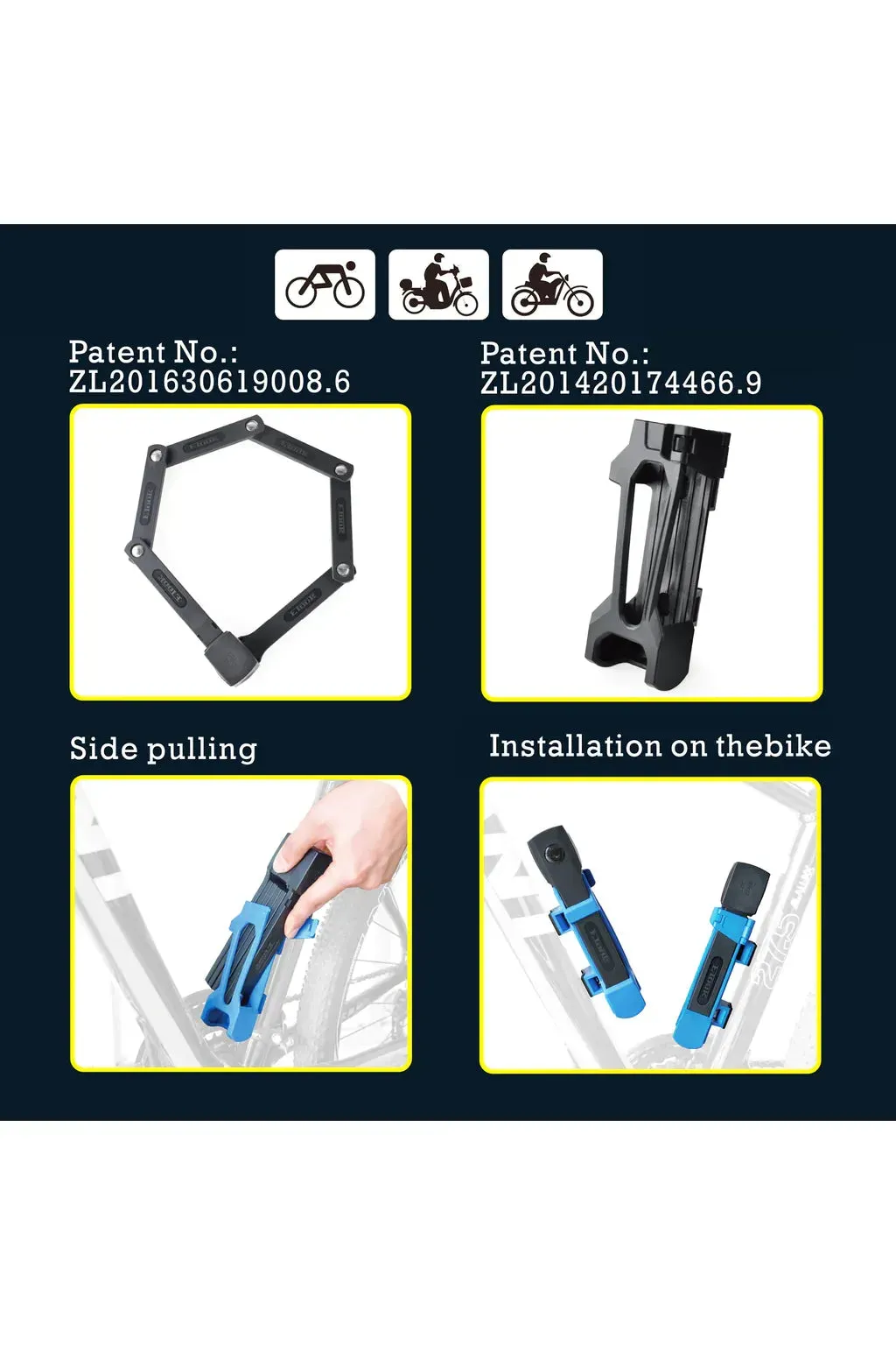 Nakto Foldable Lock