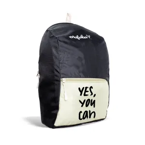 Nano Backpack 15 Ltr Yes You Can Black   Pistachio