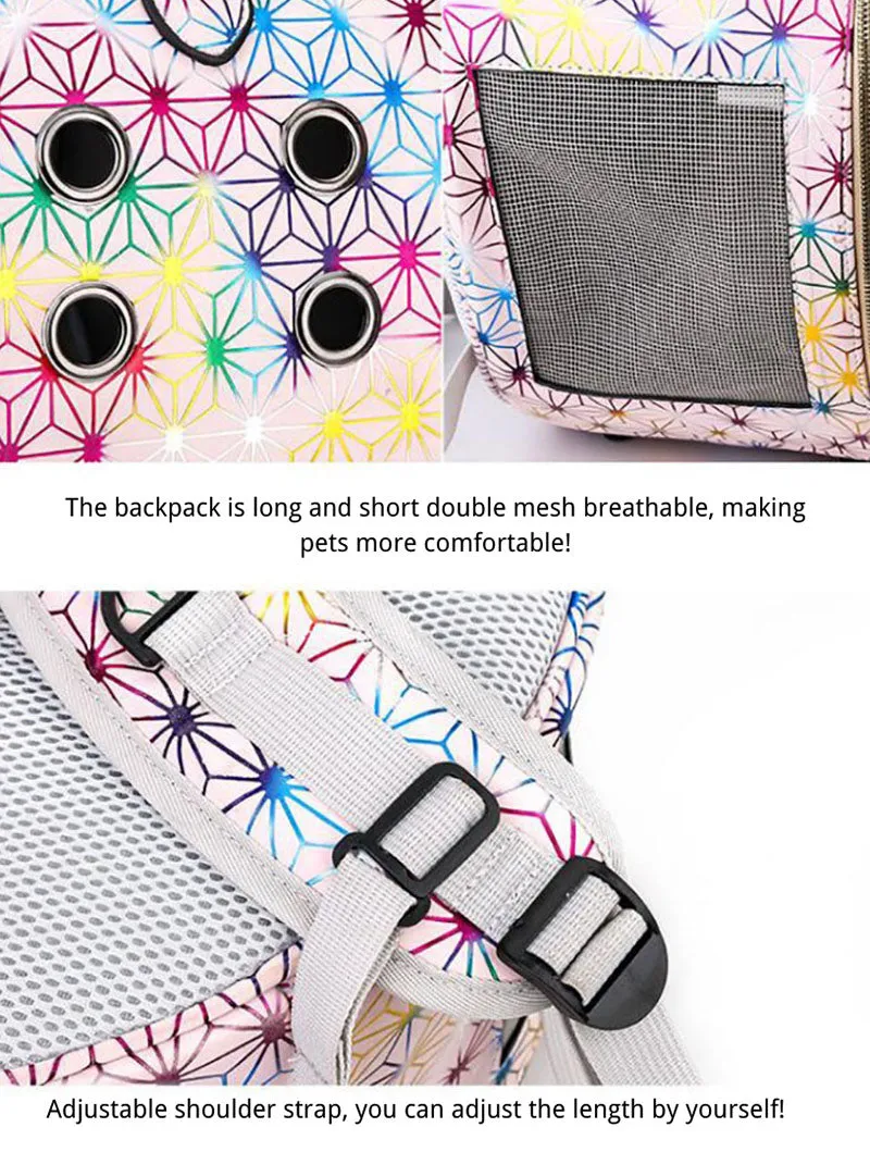 New personality breathable pet backpack