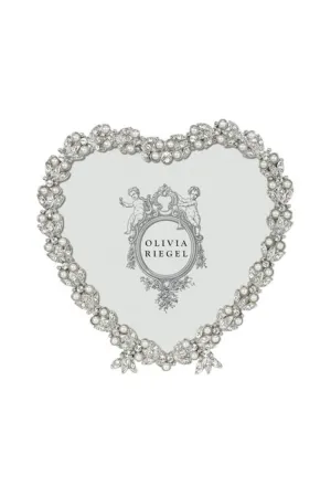 Olivia Riegel Silver Contessa Heart Frame