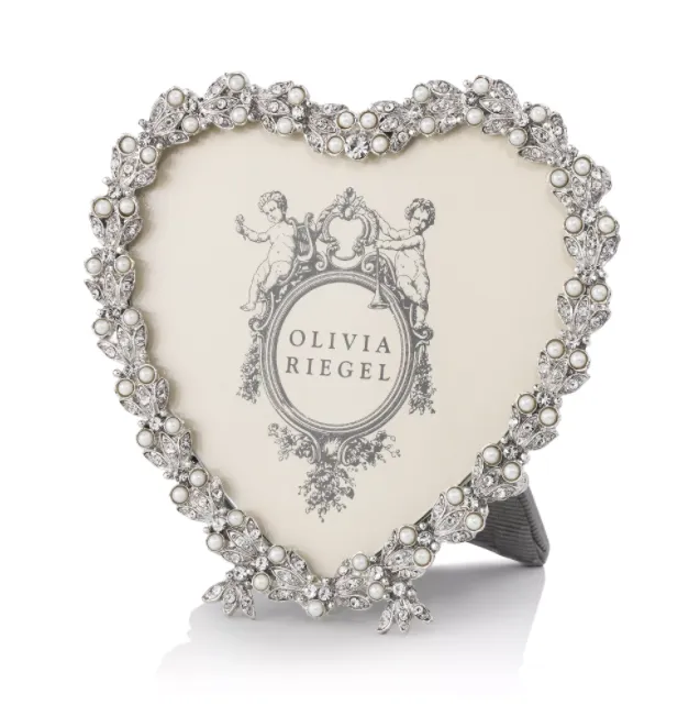Olivia Riegel Silver Contessa Heart Frame