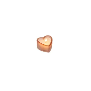 Orange Blossom Heart Candle