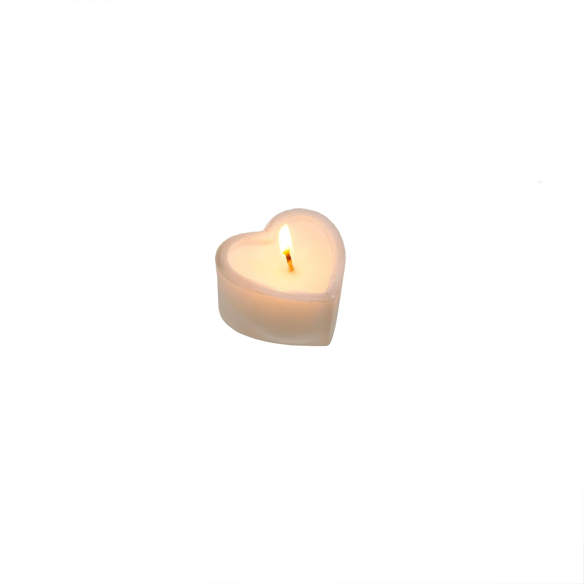 Orange Blossom Heart Candle