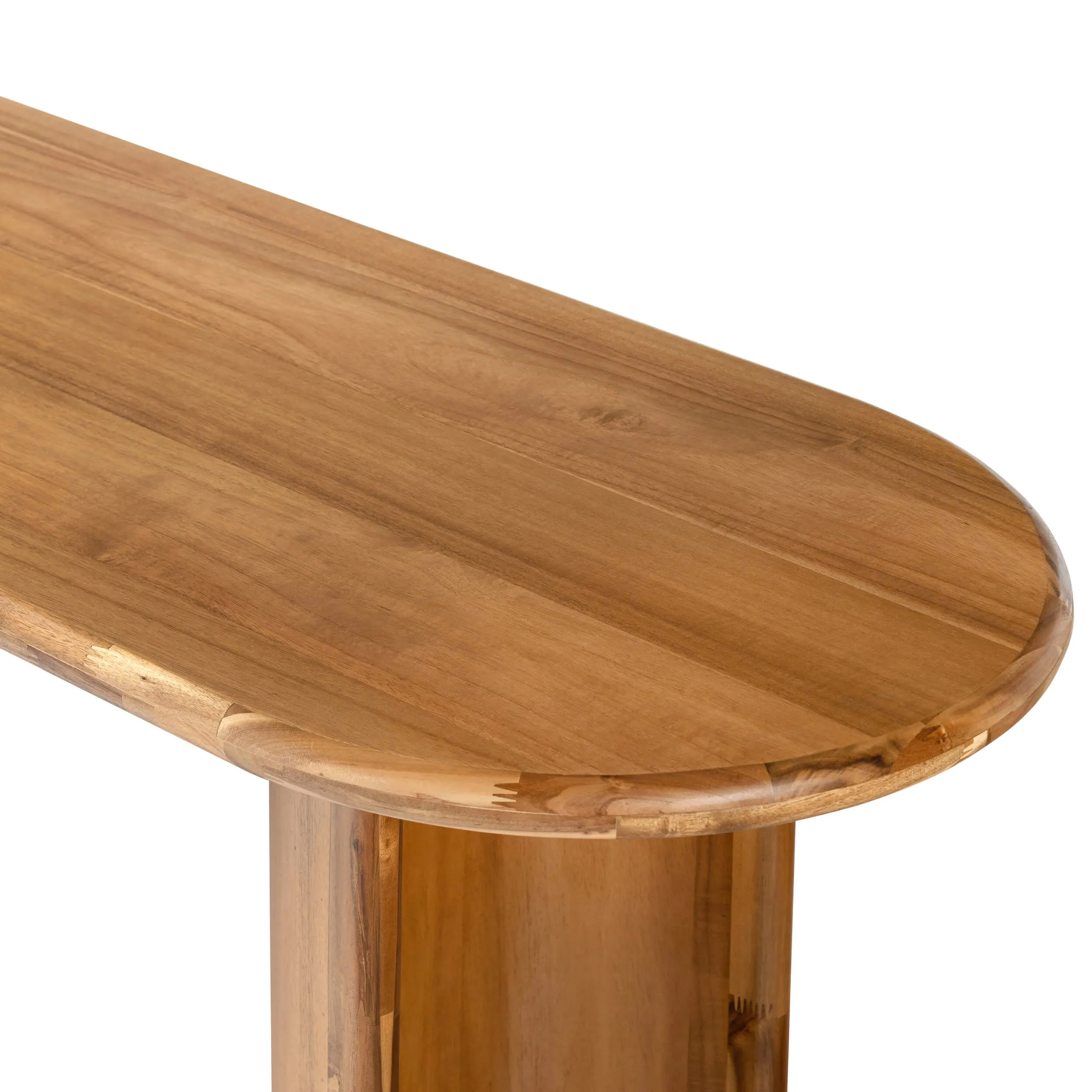 Paden Large Console Table, Sandy Acacia
