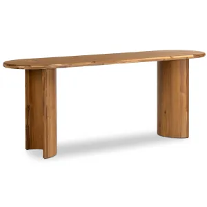Paden Large Console Table, Sandy Acacia